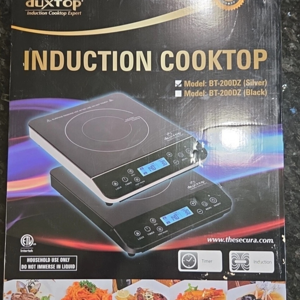 Black Induction Cooktop – Portable Countertop Induction Burner